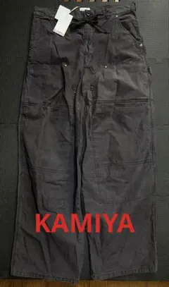 希少！！KAMIYA バックサテン ペインターパンツ ダブルニーのサムネイル