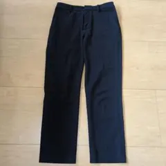 ユニクロ　レディース　スラックス　ネイビー
