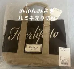 Herlipto HLT Mini Tote Black ルミネ新宿限定