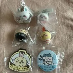 くら寿司ちいかわグッツ6点　モモンガ　うさぎ　ちいかわ　くりまんじゅう　ハチワレ