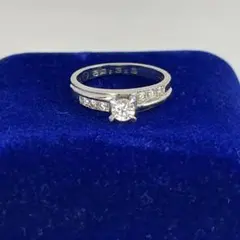 K18WG ダイヤモンドリング 0.700cts - メルカリ