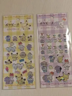 ポケピース キラキラシール 2枚セットポケモン