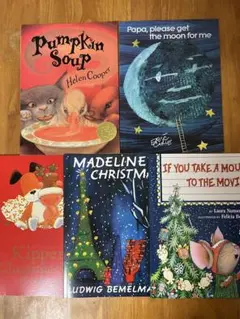 セール！クリスマス英語絵本など5冊セット