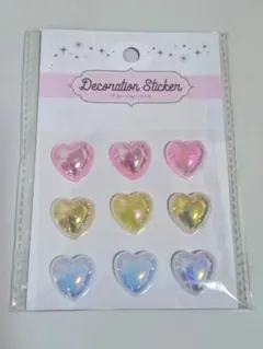 デコレーションシール★ハート ❶