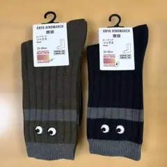 ユニクロ×ANYA HINDMARCHヒートテックソックス23-25cm