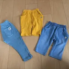 ズボン　パンツ 80cm 3点セット　春、夏、秋