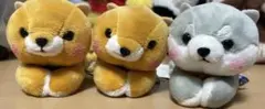 豆しば三兄弟　ぬいぐるみクリップ2