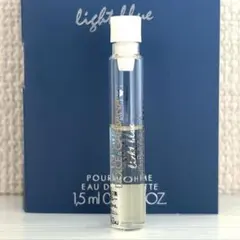 D&G ライトブルー プールオム オードトワレ お試しミニ香水 1.5mlのサムネイル