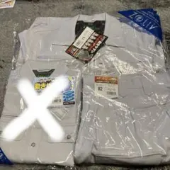 【パイロット様専用】AITOZ 作業服2点セット L Lサイズ グレーのサムネイル