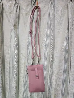 【新品】DKELLY スマホショルダーバッグ ピンク