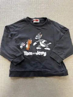 トムとジェリー トレーナー サイズ100 グレー