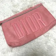 新品未使用・Dior ピンク ポーチ・クラッチバック　ノベルティ