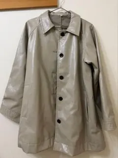MOUSSY フェイクレザージャケット ベージュ F