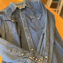 Levi's デニムシャツ 長袖　ウエスタン