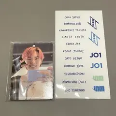 JO1 ペンライト ver1 付録 トレカ シール