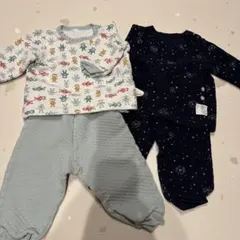 ユニクロ　パジャマ　90cm joy of print ロボット　星柄