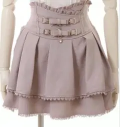 LIZLISA 2連リボンスカパン