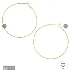 ご購入希望の方がいらっしゃいます※ココシュニック フープ ピアス 