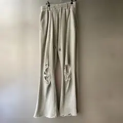 el conductorh ダメージスウェットパンツ　フレア