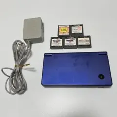 【値下げ！】ニンテンドーDSi 本体 青 ACアダプター ゲーム付き