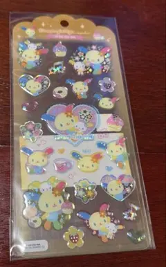 サンリオ　ウサハナ　ドロップジェリーシール