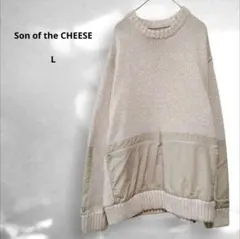 Son of the CHEESE サノバチーズ ニット切替プルオーバー Lのサムネイル
