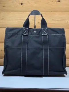 【正規品】HERMES エルメス ドーヴィル MMトートバッグ A4対応ブラック