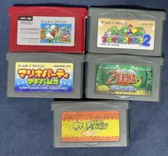 ゲームボーイアドバンス ソフト 5本セット