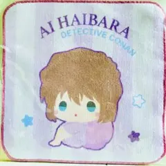 【灰原哀】名探偵コナンセガラッキーくじもこもこリラックスタイムF賞ハンドタオル