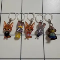 【匿名配送】ズートピア めじるしアクセサリー コンプリートセット