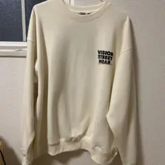 VISION STREET WEAR ホワイト スウェット
