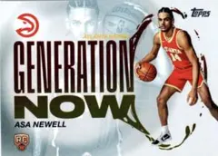 【1101】HAWKS ASA NEWELL RC Topps Flagship