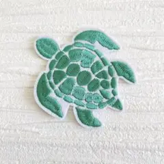 亀ワッペン　1枚