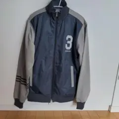 adidas ジャケット ネイビー グレー