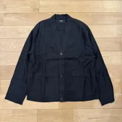 la favola leather piping cardigan size 3 - メルカリ
