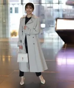 アプワイザーリッシェ　ベルテッドトレンチコート