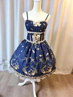 toalice スワンの金箔ワンピース JSK