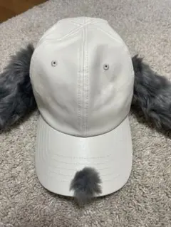 USJ スヌーピー フェイクレザーキャップ