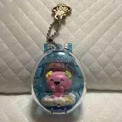 バンダイ たまごっち フィギュア付きクリアケース型キーホルダー ふらわっち