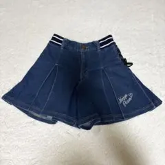 Mezzo Piano メゾピアノ デニムキュロットスカート 140