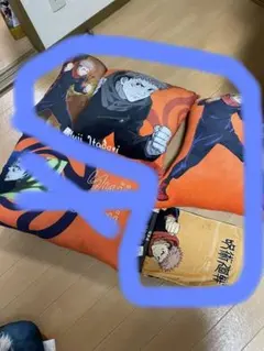 呪術廻戦　虎杖悠仁クッション、タオルセット