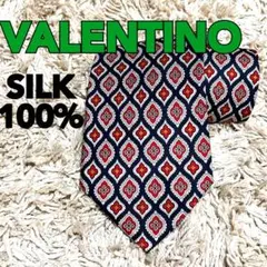 《VALENTINO》 ヴァレンティノ ネクタイ シルク イタリア製 総柄