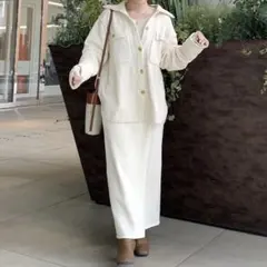 【美品】Ungrid ニットセットアップ　カーディガン　ニットスカート