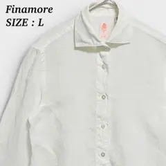 フィナモレ ネイビー リネンシャツ XL L M 43 42 41 40ビームス - メルカリ