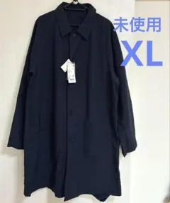 未使用 ユニクロ　ポケッタブルハーフコートXLネイビー