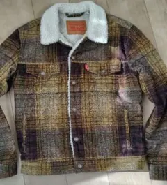 セールLevi's チェックコーデュロイボアジャケット Sサイズ（日本Мサイズ）