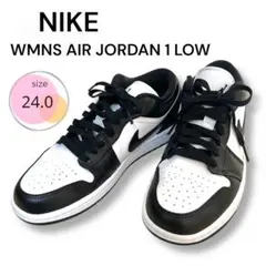 極美品　NIKE WMNSエアジョーダン1 LOW パンダ　DC0774-101