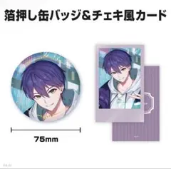 にじさんじ 剣持刀也 誕生日グッズ 缶バッジ チェキ風カード