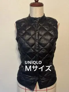 UNIQLO ライトダウンベストキルティング　ブラック　Ｍサイズ