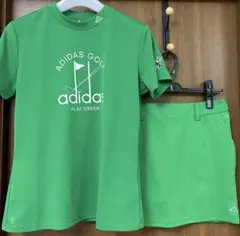 adidas ゴルフウェアセット グリーン